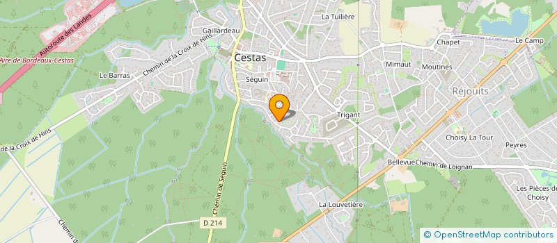 localisation de l'entreprise MONSIEUR FRANCK COULON  CESTAS