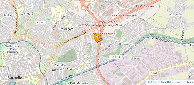 localisation de l'entreprise MONSIEUR FRANCK COURNUT  LA ROCHELLE