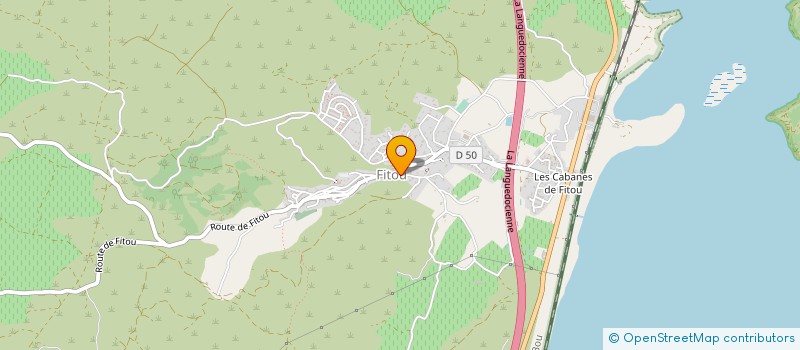 localisation de l'entreprise MONSIEUR FRANCK COUSIN  FITOU