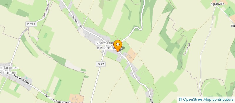 localisation de l'entreprise MONSIEUR FRANCK COUSIN  NOTRE-DAME-D'ALIERMONT