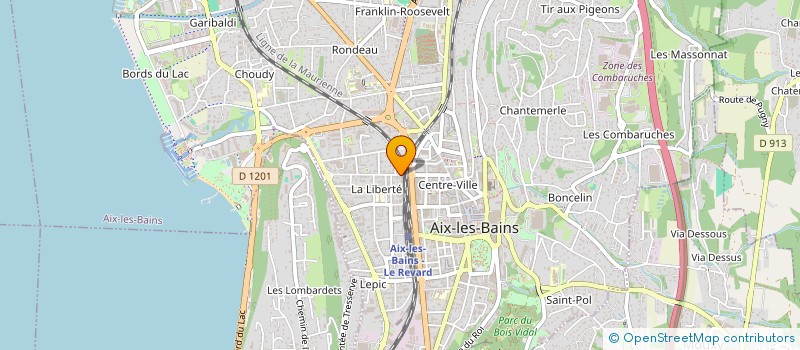 localisation de l'entreprise MONSIEUR FRANCK COZLIN  AIX-LES-BAINS