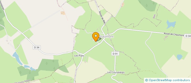 localisation de l'entreprise MONSIEUR FRANCK CROIZIER à CHAUMONT