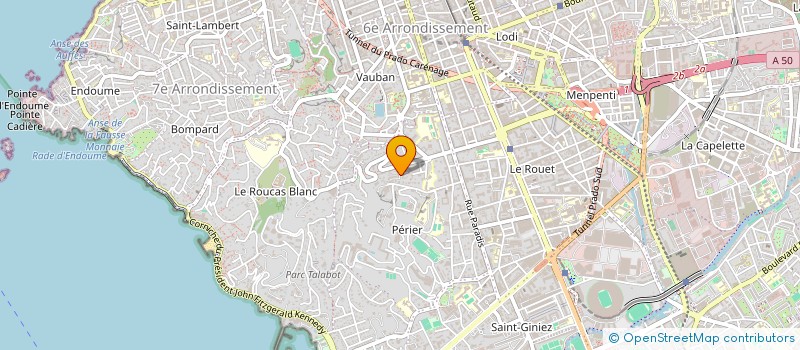 localisation de l'entreprise MONSIEUR FRANCK CRUEL à MARSEILLE