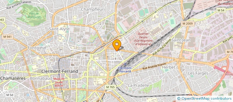localisation de l'entreprise MONSIEUR FRANCK CRUSELLS à CLERMONT-FERRAND
