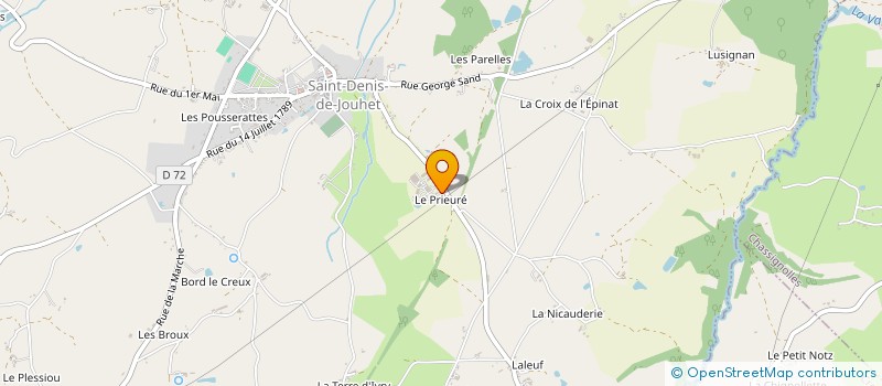 localisation de l'entreprise MONSIEUR FRANCK CUISINIER à SAINT-DENIS-DE-JOUHET