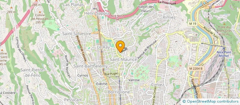localisation de l'entreprise MONSIEUR FRANCK CUTTAIA à NICE