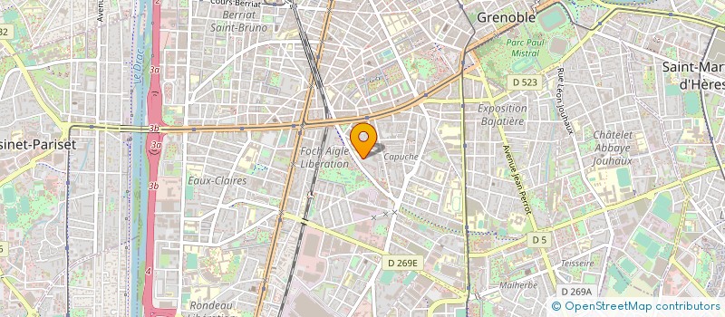 localisation de l'entreprise MONSIEUR FRANCK DA CALVA à GRENOBLE