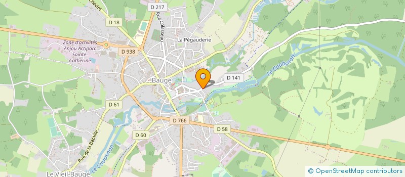 localisation de l'entreprise MONSIEUR FRANCK DA CUNHA  BAUGE-EN-ANJOU