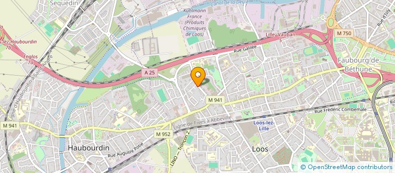 localisation de l'entreprise MONSIEUR FRANCK DACHICOURT  LOOS