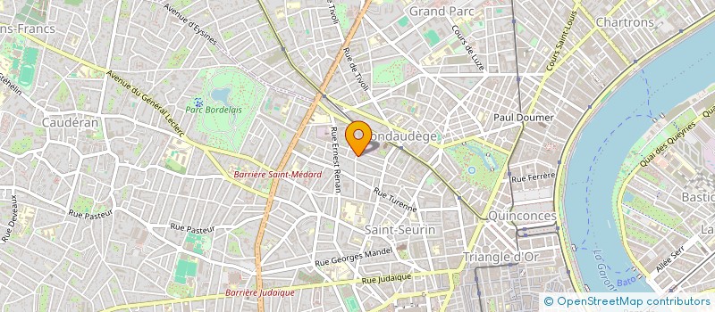 localisation de l'entreprise MONSIEUR FRANCK DAGRAU à BORDEAUX