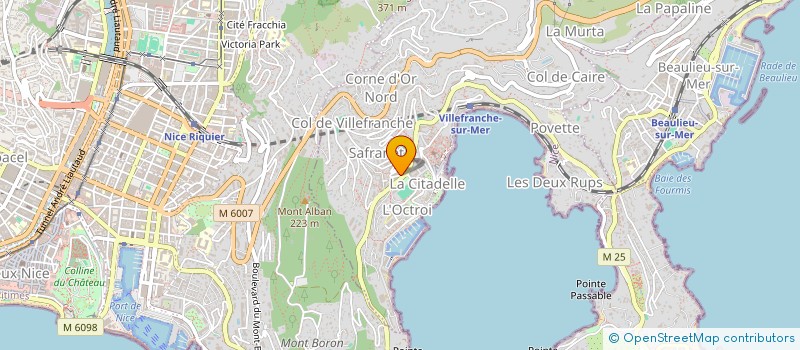 localisation de l'entreprise MONSIEUR FRANCK DAHOT à VILLEFRANCHE-SUR-MER