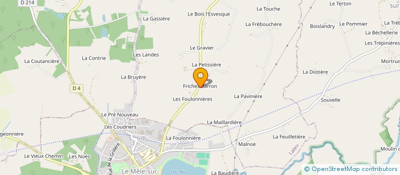 localisation de l'entreprise MONSIEUR FRANCK DAIGNEAU  LALEU