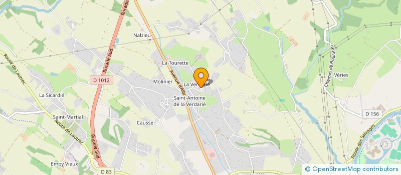 localisation de l'entreprise MONSIEUR FRANCK DAMIGON  CASTRES