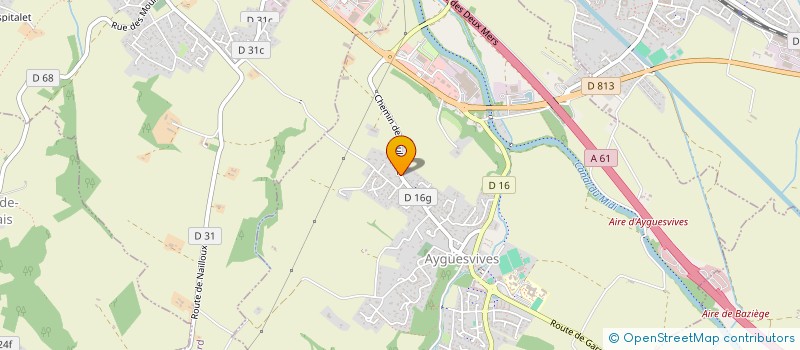 localisation de l'entreprise MONSIEUR FRANCK DANCOING  AYGUESVIVES