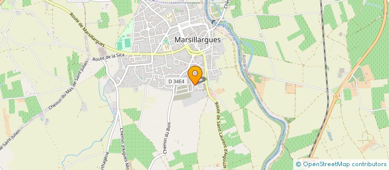 localisation de l'entreprise MONSIEUR FRANCK DANELLE  MARSILLARGUES