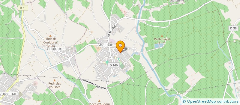 localisation de l'entreprise MONSIEUR FRANCK DANIEL  ABEILHAN