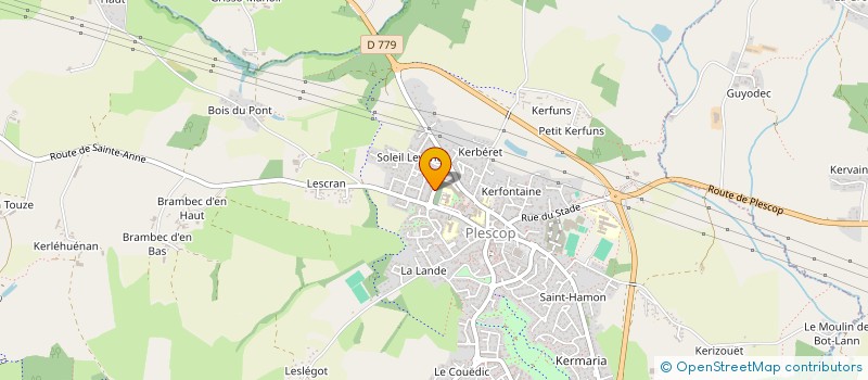 localisation de l'entreprise MONSIEUR FRANCK DANIEL  PLESCOP