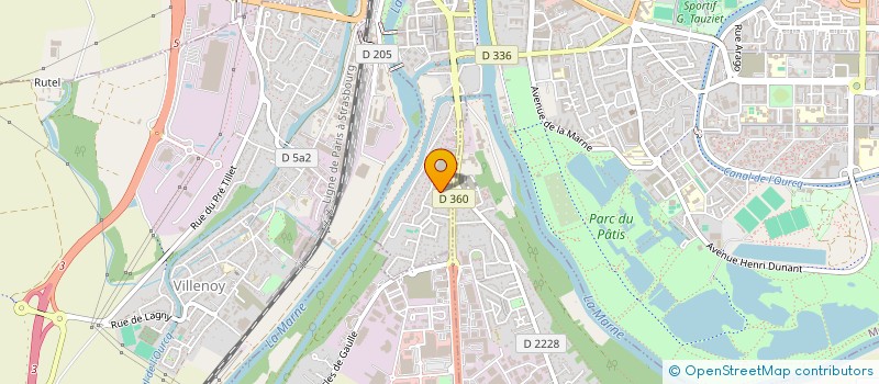 localisation de l'entreprise MONSIEUR FRANCK DARIS à MEAUX