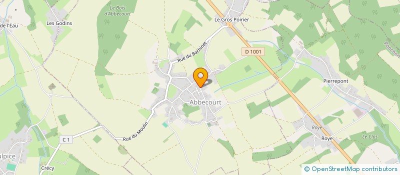 localisation de l'entreprise MONSIEUR FRANCK DARREAU  ABBECOURT