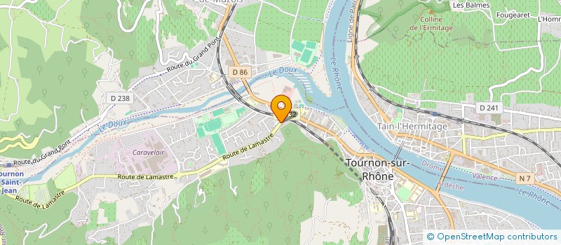 localisation de l'entreprise MONSIEUR FRANCK DARU à TOURNON-SUR-RHONE