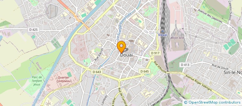 localisation de l'entreprise MONSIEUR FRANCK DASSONNEVILLE à DOUAI