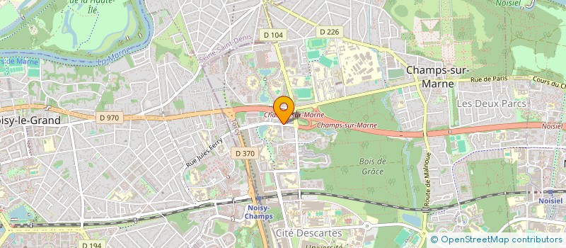 localisation de l'entreprise MONSIEUR FRANCK DAUBER  CHAMPS-SUR-MARNE