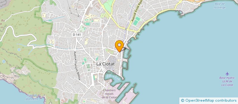 localisation de l'entreprise MONSIEUR FRANCK DAVID à LA CIOTAT