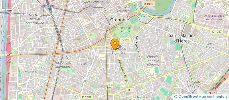 localisation de l'entreprise MONSIEUR FRANCK DE BENEDITTIS  GRENOBLE