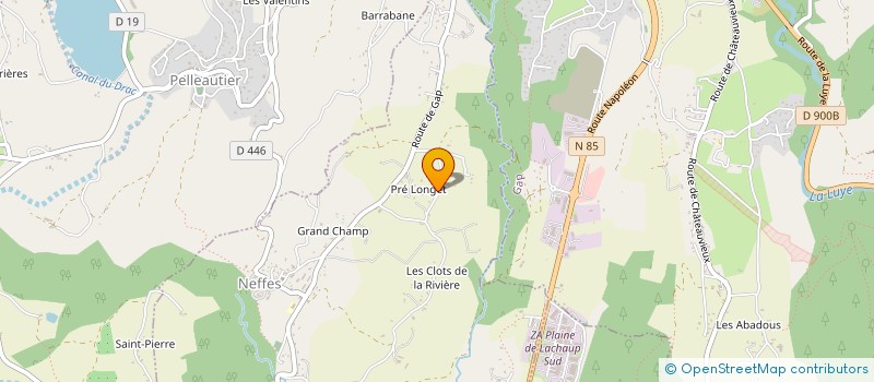 localisation de l'entreprise MONSIEUR FRANCK DE DONATO  NEFFES