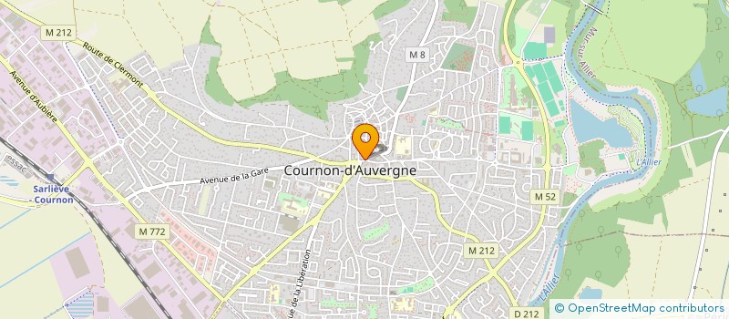 localisation de l'entreprise MONSIEUR FRANCK DE MONGELAS à COURNON-D'AUVERGNE