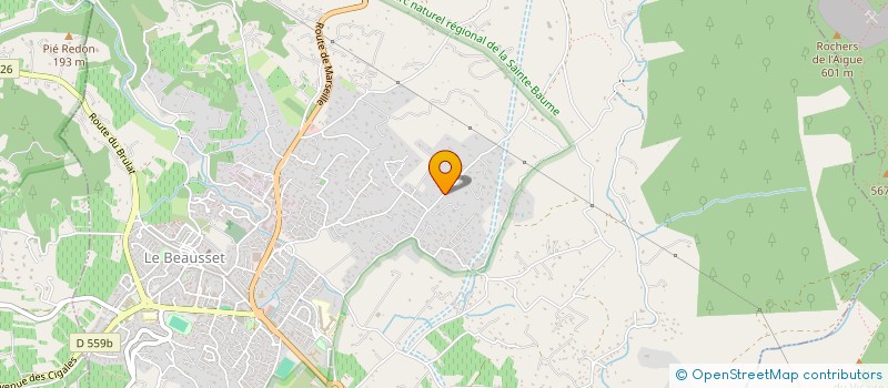 localisation de l'entreprise MONSIEUR FRANCK DE SANTI  LE BEAUSSET