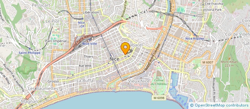 localisation de l'entreprise MONSIEUR FRANCK DE VITA  NICE