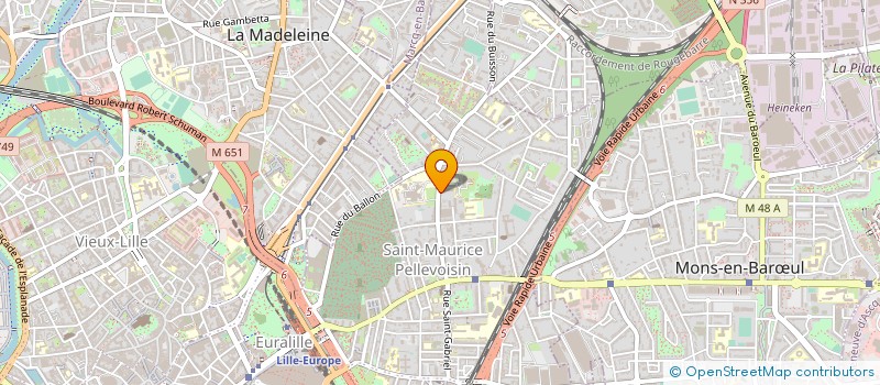 localisation de l'entreprise MONSIEUR FRANCK DE WINNE à LILLE