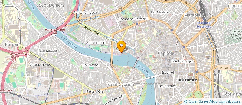 localisation de l'entreprise MONSIEUR FRANCK DEBREILLY  TOULOUSE