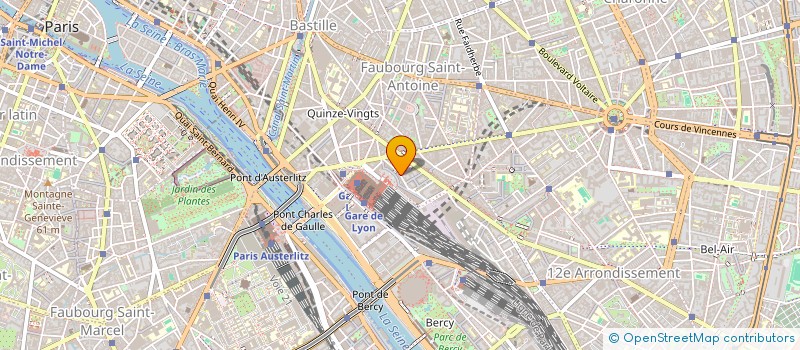 localisation de l'entreprise MONSIEUR FRANCK DEBRET  PARIS