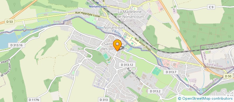 localisation de l'entreprise MONSIEUR FRANCK DECHENOIX à SAINT-LUBIN-DES-JONCHERETS
