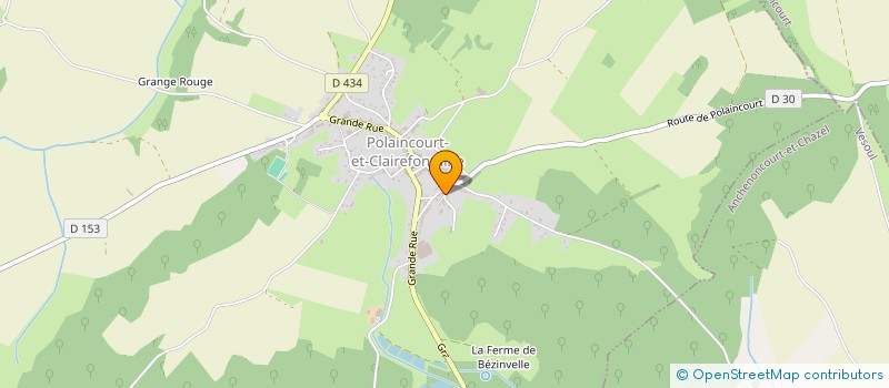 localisation de l'entreprise MONSIEUR FRANCK DEGAND  POLAINCOURT-ET-CLAIREFONTAINE