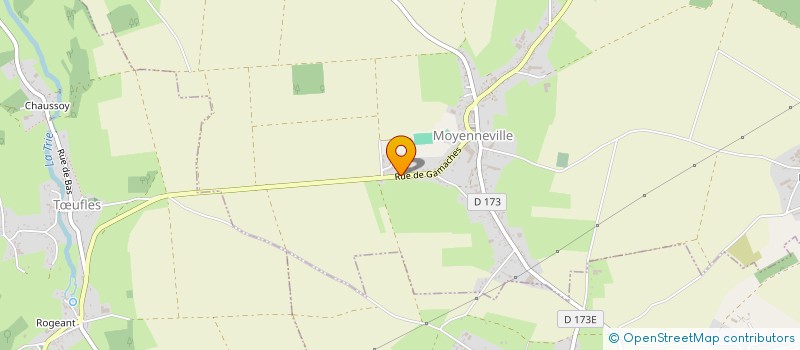 localisation de l'entreprise MONSIEUR FRANCK DEGARDIN  MOYENNEVILLE