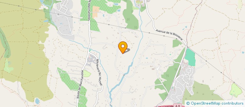 localisation de l'entreprise MONSIEUR FRANCK DELAGE  ROQUEBRUNE-SUR-ARGENS