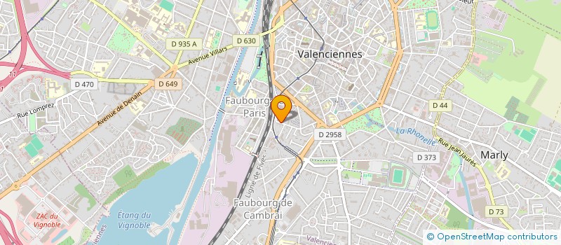 localisation de l'entreprise MONSIEUR FRANCK DELANNOY  VALENCIENNES