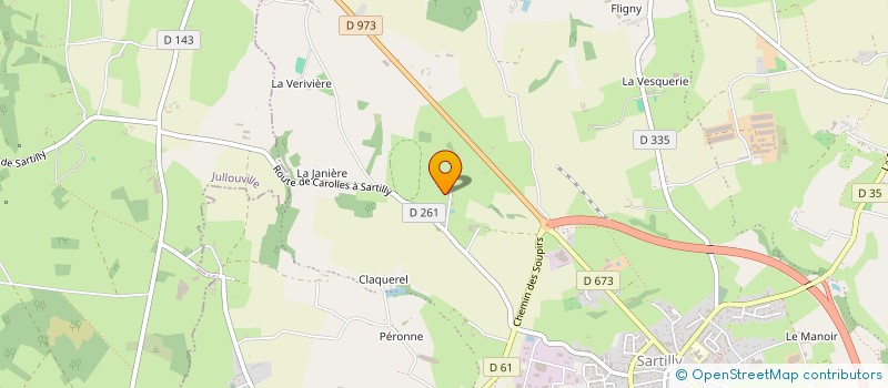 localisation de l'entreprise MONSIEUR FRANCK DELANOE  SARTILLY-BAIE-BOCAGE