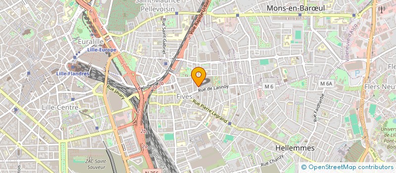 localisation de l'entreprise MONSIEUR FRANCK DELARUE à LILLE