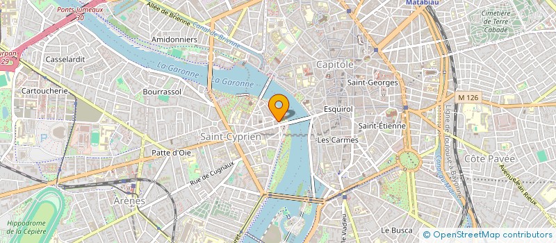 localisation de l'entreprise MONSIEUR FRANCK DELARUE  TOULOUSE