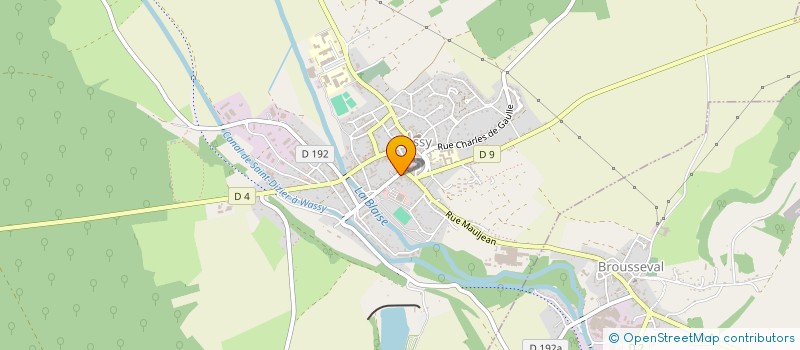 localisation de l'entreprise MONSIEUR FRANCK DELAUME à WASSY