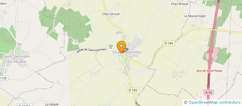 localisation de l'entreprise MONSIEUR FRANCK DELAUNAY  CHAMPAGNOLLES