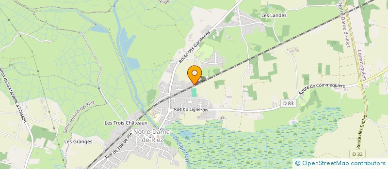 localisation de l'entreprise MONSIEUR FRANCK DELAVAUD à NOTRE-DAME-DE-RIEZ