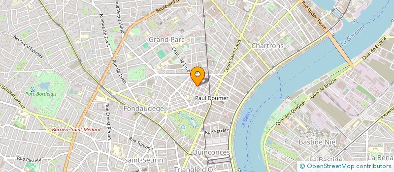 localisation de l'entreprise MONSIEUR FRANCK DELAVEAUX  BORDEAUX