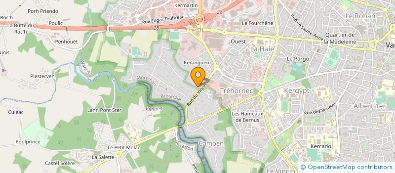 localisation de l'entreprise MONSIEUR FRANCK DELCLAUX à VANNES