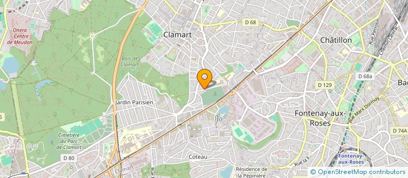 localisation de l'entreprise MONSIEUR FRANCK DELCOT à CLAMART