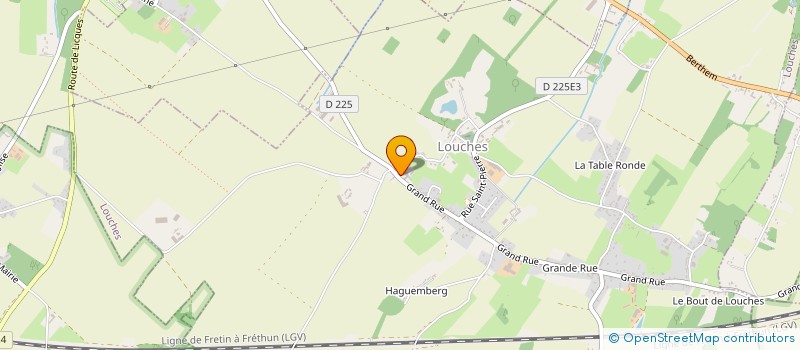 localisation de l'entreprise MONSIEUR FRANCK DELEFORTERIE  LOUCHES